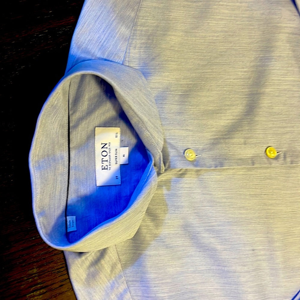 Eton super slim 15.5 rare blue